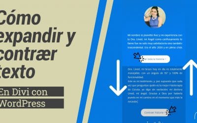 Cómo expandir y contraer texto en Divi de WordPress