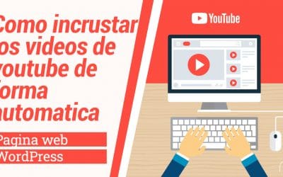 Como incrustar los videos de youtube de forma automática en mi pagina web de WordPress